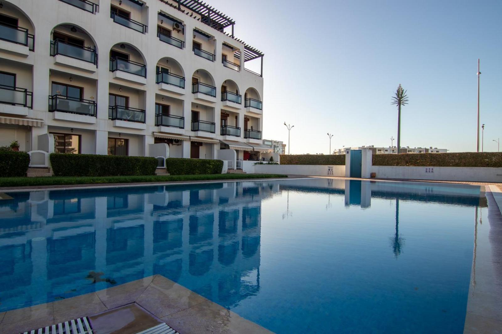 Prime Apt Near Beach With Pool, Amenities, Activities Deals Agadir Exterior photo